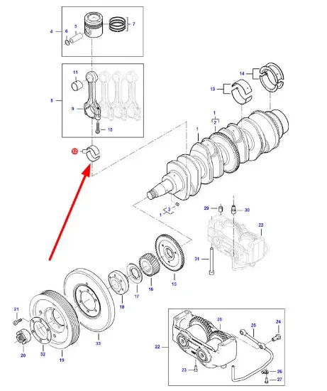 Slika Connecting rod bearing V836179781