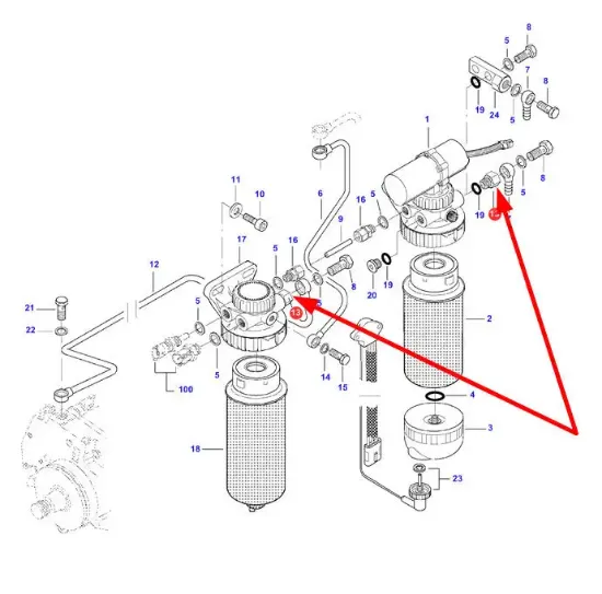 Slika Fuel system connector V836336934