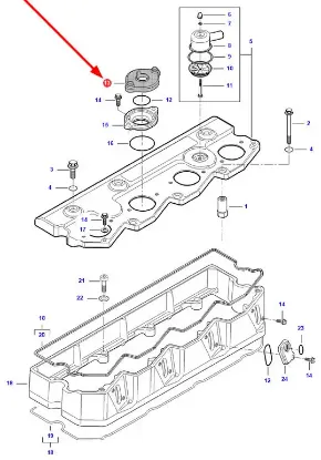 Slika Valve lever rubber cover V837073756