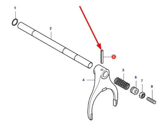 Slika Selector spring pin R8 x 36 VA024445