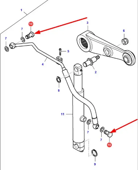 Slika Assist cylinder through bolt VA028242