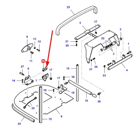 Slika Bonnet lock element VA201505