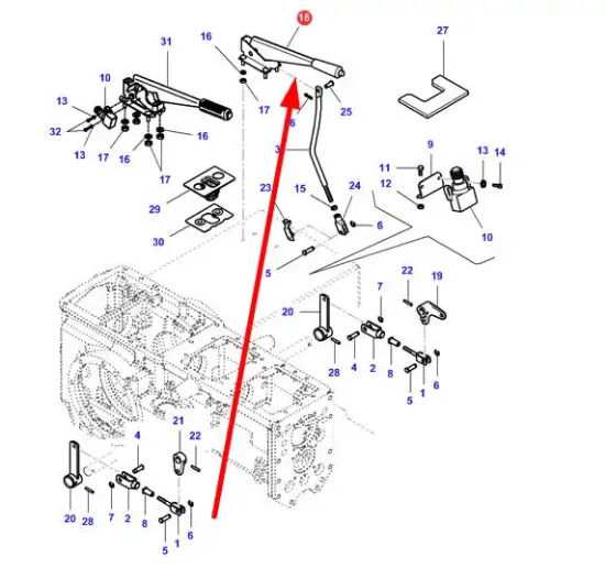 Slika Handbrake lever VA206353