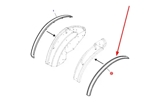 Slika Fender extension 120mm VA208467