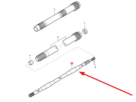 Slika Clutch shaft VA393427