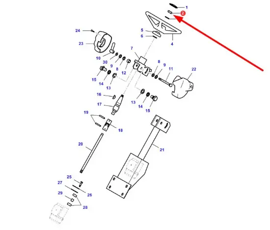 Slika Steering wheel nut VJB0976