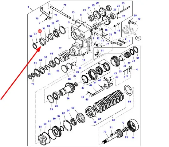 Slika AGCO VKH1400 oil seal ring