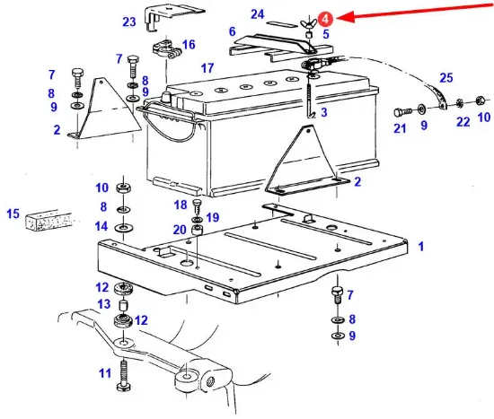 Slika Wing nut M6 x 1 X423202236000