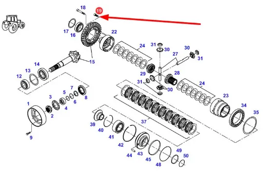 Slika Crown wheel Allen screw M12 x 30 X485018800000