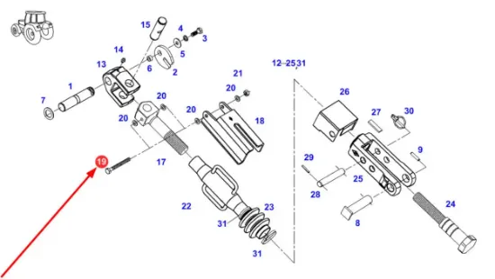 Slika Screw M10 x 95 10.9 X487533000000