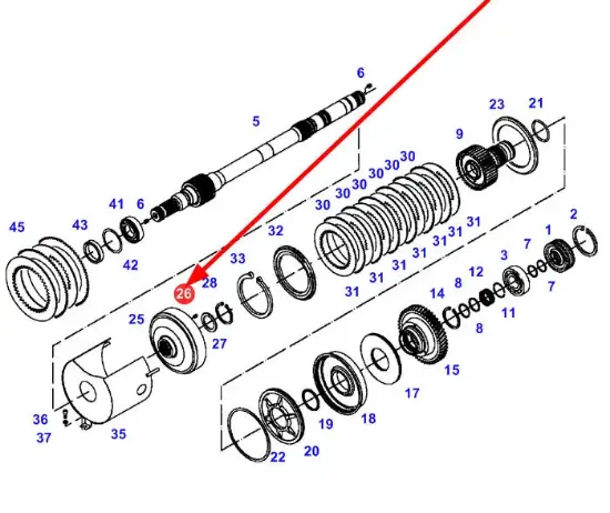 Slika Smooth spring pin 4 x 10 X500615046000