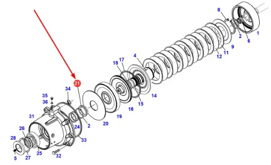 Slika External snap ring 80 x 2,5 X530007401000