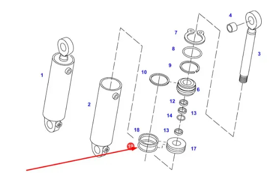 Slika Piston rod seal ring X547587200000