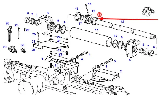 Slika Actuator guide insert X560249100000