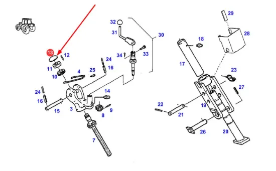 Slika Lifter hanger adjustment mechanism cap X563012000000