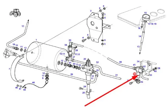 Slika Pneumatic system connector X585141000000