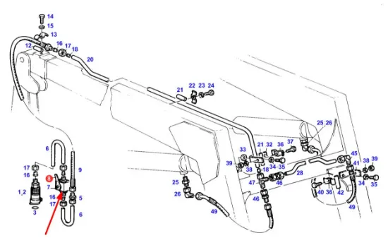 Slika Ball valve lever X598020200000