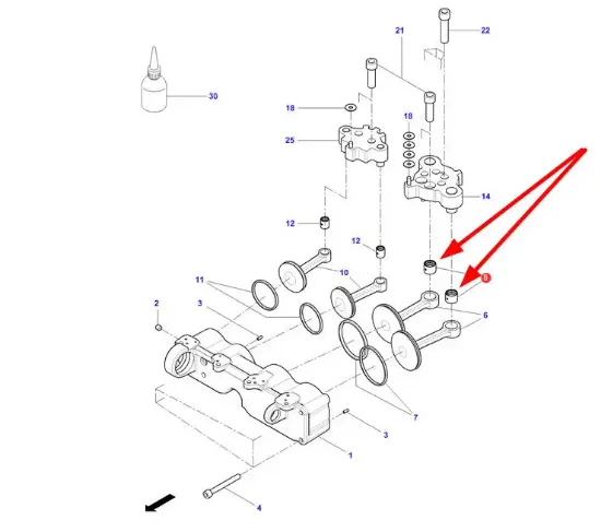 Slika Adjustment device sliding sleeve X605026800000