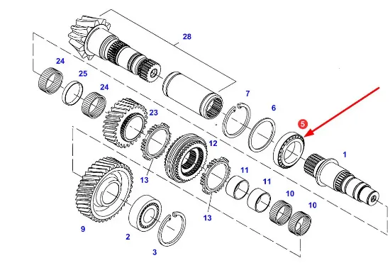 Slika Single row tapered roller bearing 1 x 55 x 95 X30