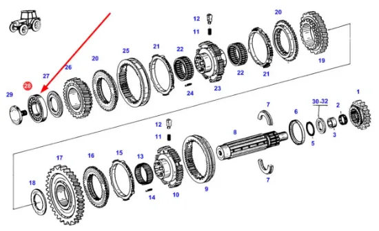 Slika Single row cylindrical roller bearing 1 x 50 x 90 X20