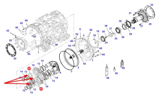 Slika Satellite wheel bearing X621431500005