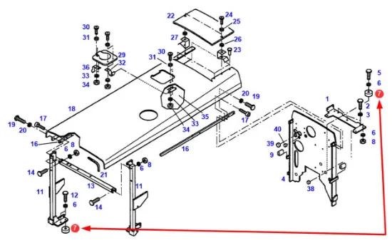 Slika Metal-rubber shock absorber X653411200000