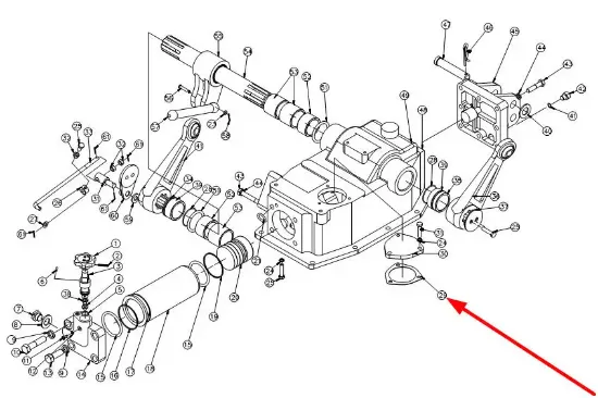 Slika Lifter housing cover gasket YT18.54.125