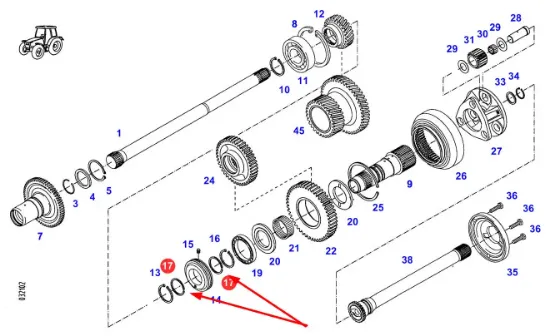 Slika Lock ring 40 x 2 ZX560712600000