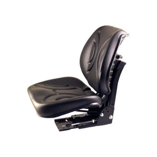 Slika Low Back Seat Black Vinyl with Mechanical Suspension fits John Deere