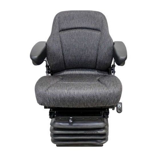 Slika Seat Assembly - Air Suspension Charcoal Gray Fabric 71-89 Magnum 91-93
