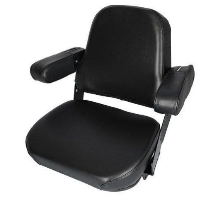Slika Seat Assembly - Mechanical Suspension Vinyl Black fits International fits Case IH fits Case fits Massey Ferguson 285 1105 1135 1155 2675 2705 2805